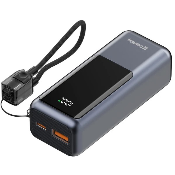Фото - Батарея мобильная Colorway 10 000 mAh Urban USB QC4.0 + USB-C PD22.5W Gray (CW-PB100LP03GR)
