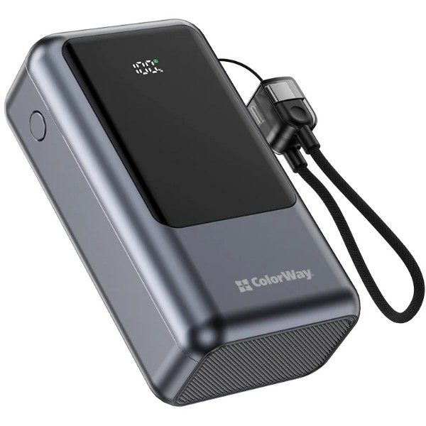 Фото - Батарея мобильная Colorway 20 000 mAh Urban USB QC4.0 + USB-C PD22.5W Gray (CW-PB200LP03GR)