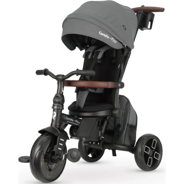 Фото - Триколісний велосипед Qplay Comfo Max Grey (T70 ComfoMaxGrey)