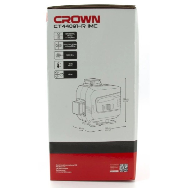 Фото - Рівень лазерний Crown CT44091-R IMC