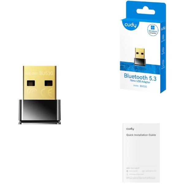 Фото - Адаптер мережі Bluetooth USB Cudy BU530