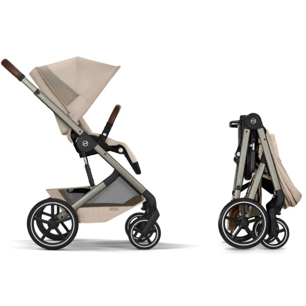 Фото - Коляска прогулянкова Cybex Balios S Lux TPE Almond Beige (526001193)