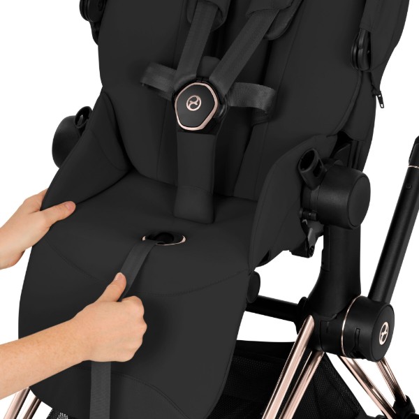Фото - Комплект текстилю для коляски Cybex Priam Style Sepia Black (526000297)