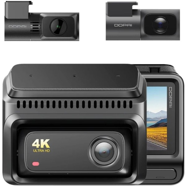 Фото - Відеореєстратор DDPai Dashcam Z60T + камера заднього виду + камера салону