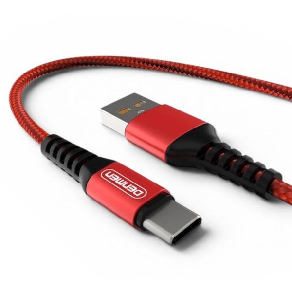 Фото - Кабель Denmen D02T 2.4А USB-Type-C 1 м Red (DN-D02T-RD)