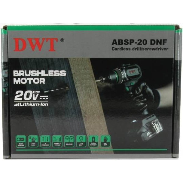 Фото - Дрель-шуруповерт DWT ABSP-20 DNF