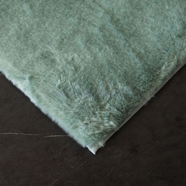 Фото - Коврик для пола из эко-меха DarianA Tweed 160х220 см мятный (1000010367)