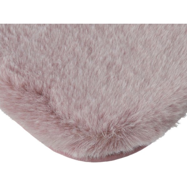 Фото - Килимок для підлоги з еко-хутра DarianA Tweed 160х220 см рожевий (1000010368)