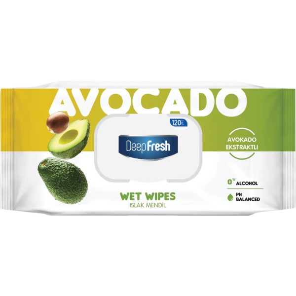 Фото - Салфетка бытовая Deep Fresh Green Nature 120 шт. Avocado (8681554613827)