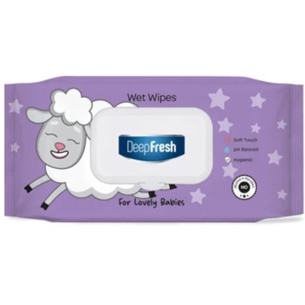 Фото - Серветки вологі для дітей Deep Fresh Lovely Babies 120 шт. LITTLE LAMB (8681554628258)