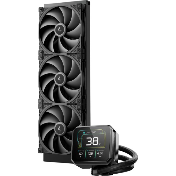 Фото - Водяна система охолодження Deepcool Spartacus 420 Black (R-SPT420-BKDSMP-G-1)