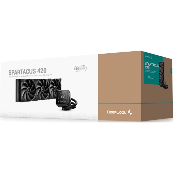 Фото - Водяна система охолодження Deepcool Spartacus 420 Black (R-SPT420-BKDSMP-G-1)