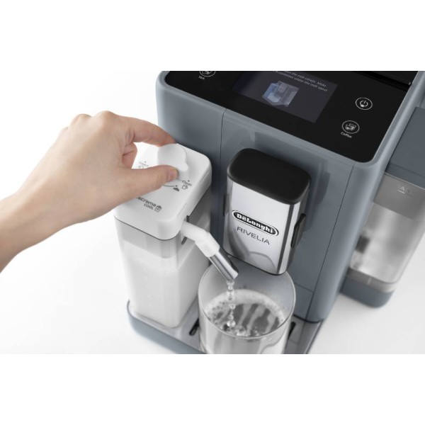 Фото - Комплект техніки Кавомашина Delonghi EXAM 440.55 W + Аксесуари для кавомашин Delonghi DLSC032 LatteCrema Kit