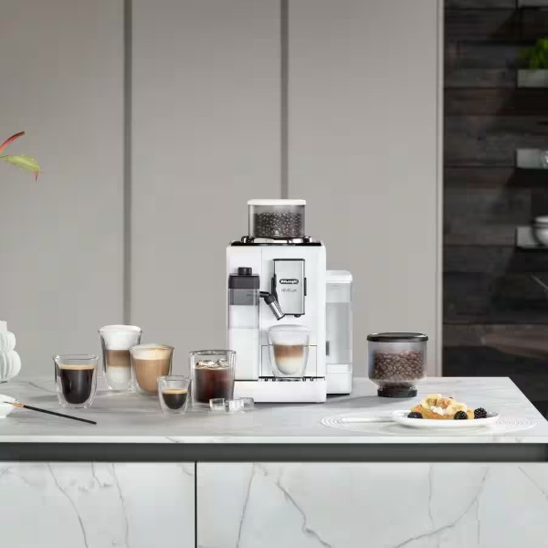 Фото - Комплект техніки Кавомашина Delonghi EXAM 440.55 W + Аксесуари для кавомашин Delonghi DLSC032 LatteCrema Kit
