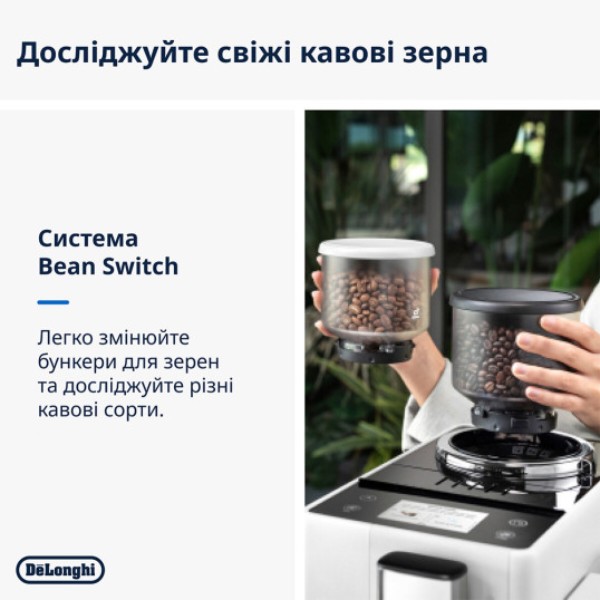 Фото - Комплект техніки Кавомашина Delonghi EXAM 440.55 W + Аксесуари для кавомашин Delonghi DLSC032 LatteCrema Kit