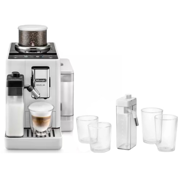 Фото - Комплект техніки Кавомашина Delonghi EXAM 440.55 W + Аксесуари для кавомашин Delonghi DLSC032 LatteCrema Kit