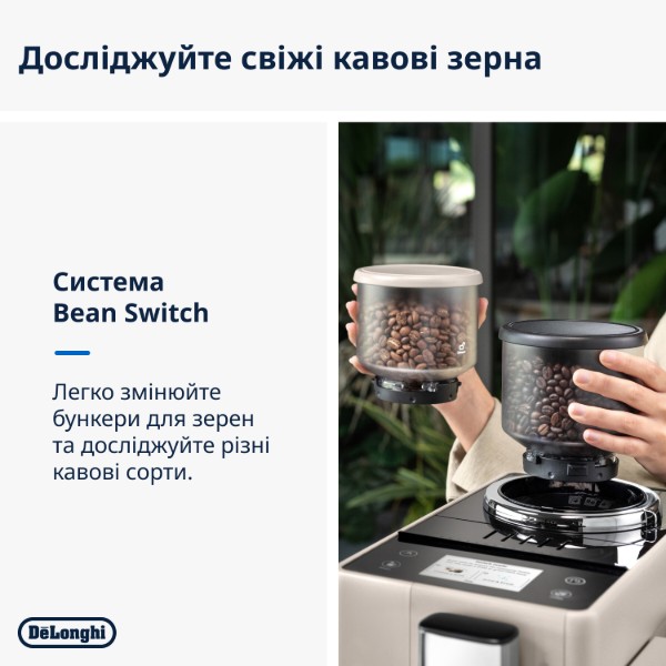 Фото - Комплект техніки Кавомашина Delonghi EXAM 440.55.BG Rivelia + Аксесуари для кавомашин Delonghi DLSC032 LatteCrema Kit
