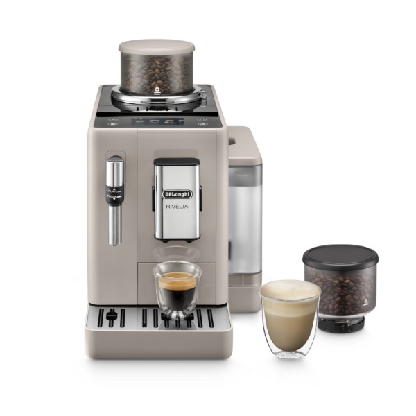 Фото - Комплект техніки Кавомашина Delonghi EXAM 440.55.BG Rivelia + Аксесуари для кавомашин Delonghi DLSC032 LatteCrema Kit