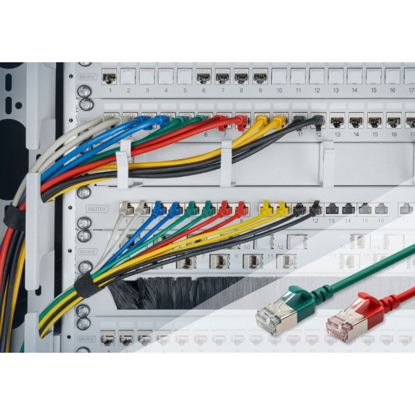 Фото - Кабель патч-корд Digitus CAT 6a F-FTP Sliim 7 м Silver (DK-1632-A-070S)