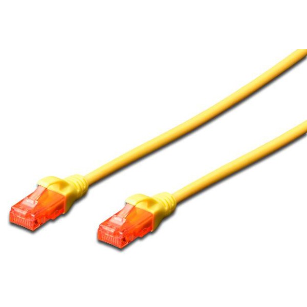 Фото - Кабель патч-корд Digitus CAT 6 UTP 1 м Yellow (DK-1612-010/Y)