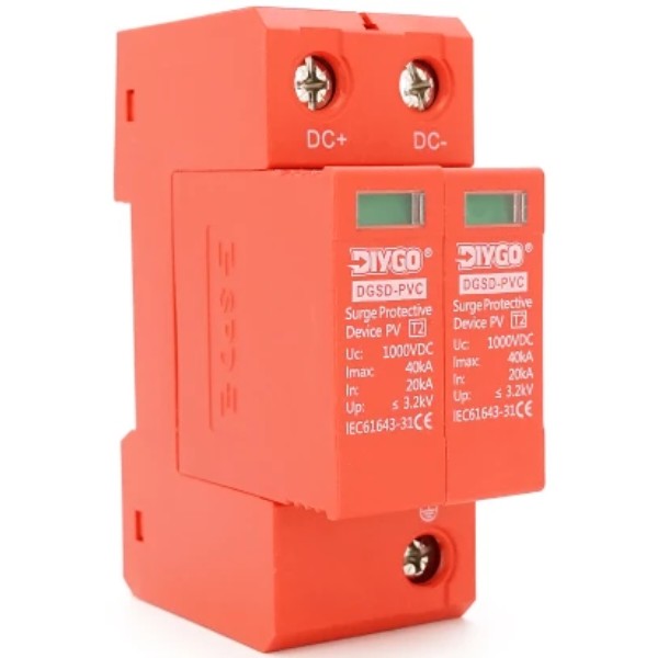 Фото - Автомат захисту від сплесків напруги Diygo LKTD2 - 40F (DGSD-PVD-1000V-2P)