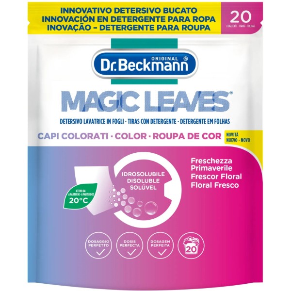 Фото - Средство для деликатной стирки Dr.BECKMANN Magic Leaves Салфетки для цветной ткани 20 шт. (4008455584614) Фото - Средство для деликатной стирки Dr.BECKMANN Magic Leaves Салфетки для цветной ткани 20 шт. (4008455584614)
