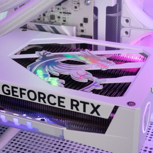 Фото - Системный блок Dragon Lucky Lumen Powered_by MSI (RTX5080 + R7 7800X3D) White