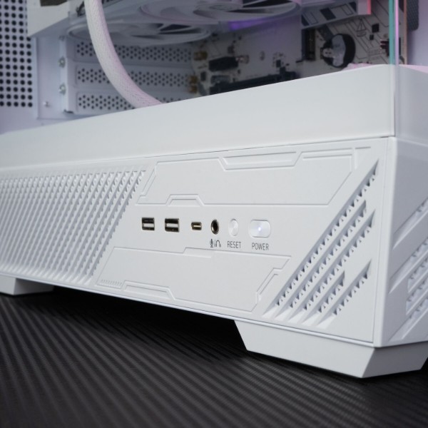 Фото - Системный блок Dragon Lucky Lumen Powered_by MSI (RTX5080 + R7 7800X3D) White