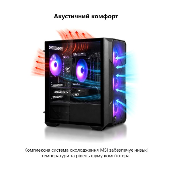 Фото - Системный блок Dragon Lucky Shadow Powered_by MSI (RTX5060TI 16GB + R5 7500F)