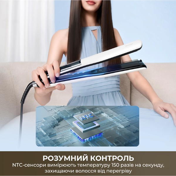Фото - Паровий вирівнювач волосся Dreame AuraSteam Straight Pink (AA01A-PK)