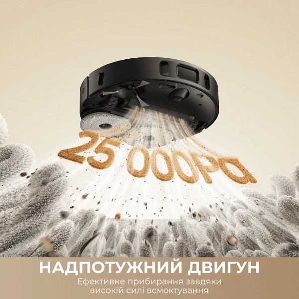Фото - Робот-пилосос миючий Dreame D30 Ultra Black (RTD31TE-BL)