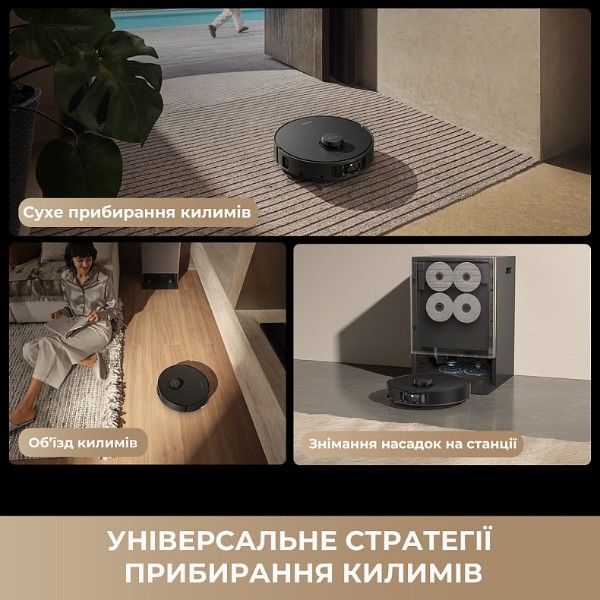 Фото - Робот-пылесос моющий Dreame Matrix 10 Pro Black (RLM61HE-Bl)