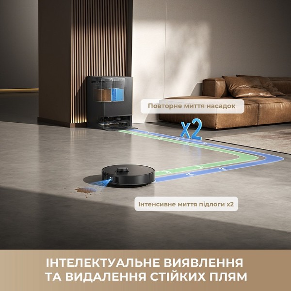 Фото - Робот-пылесос моющий Dreame Matrix 10 Pro Black (RLM61HE-Bl)