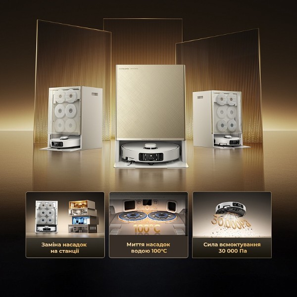 Фото - Робот-пылесос моющий Dreame Matrix 10 Pro White (RLM61HE-Wh)