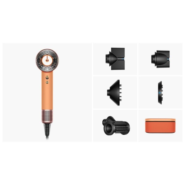 Фото - Фен Dyson HD16 Supersonic Nural Ceramic apricot/Topaz (176964-01)