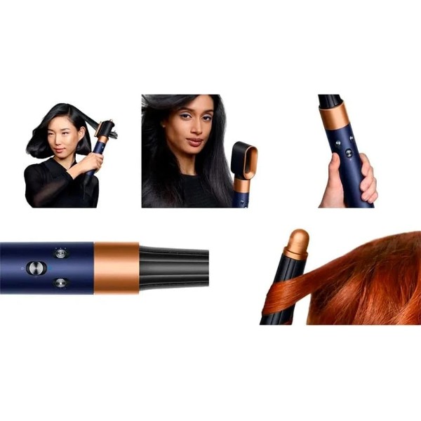 Фото - Стайлер Dyson HS08 Airwrap ID Straight/Wavy Prussian blue/Rich Copper Синій/Мідь (107163-01)