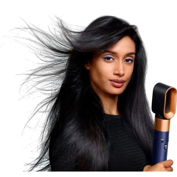 Фото - Стайлер Dyson HS08 Airwrap ID Straight/Wavy Prussian blue/Rich Copper Синій/Мідь (107163-01)