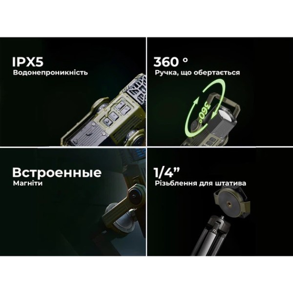 Фото - Фумігатор портативний Flextail powerbank Evo Repel, зелений (ER4800-GN-i)