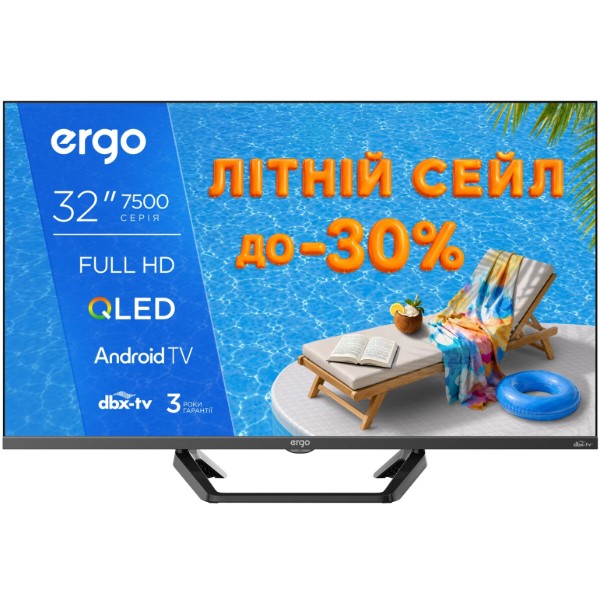 Фото - Телевізор Ergo 32JFQ7500 Фото - Телевізор Ergo 32JFQ7500