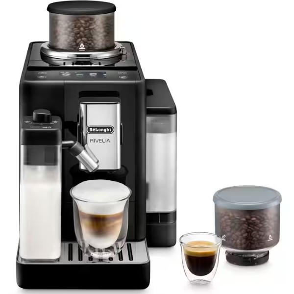 Фото - Комплект техники Кофемашина Delonghi EXAM 440.55 B + Аксессуары для кофемашин Delonghi DLSC032 LatteCrema Kit