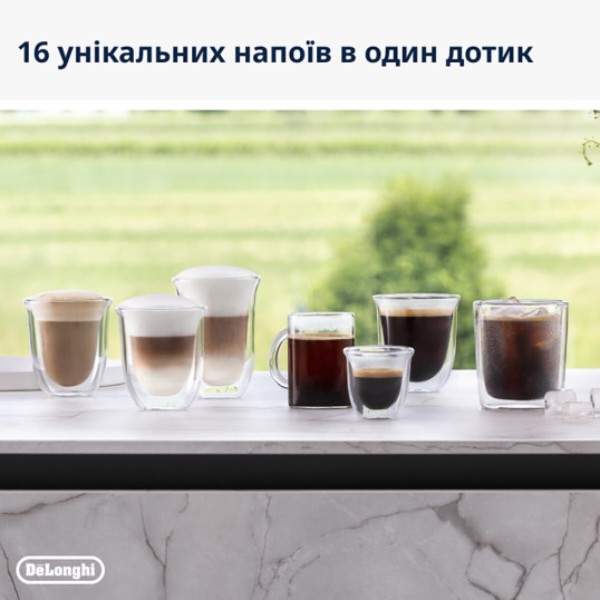 Фото - Комплект техники Кофемашина Delonghi EXAM 440.55 B + Аксессуары для кофемашин Delonghi DLSC032 LatteCrema Kit