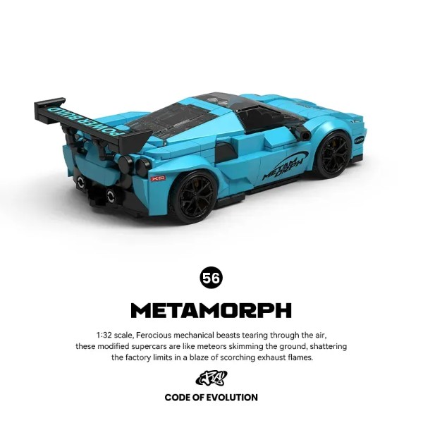 Фото - Коллекционная машинка-конструктор EXPERT TRADE Metamorph F80 1:32 362 шт. (PB8856)