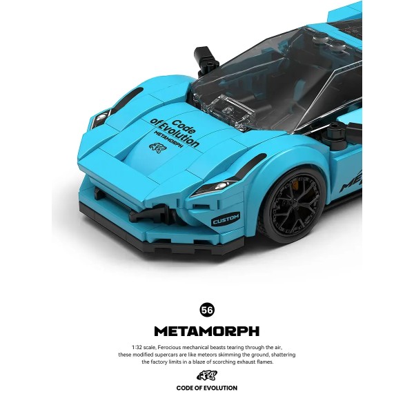 Фото - Коллекционная машинка-конструктор EXPERT TRADE Metamorph F80 1:32 362 шт. (PB8856)