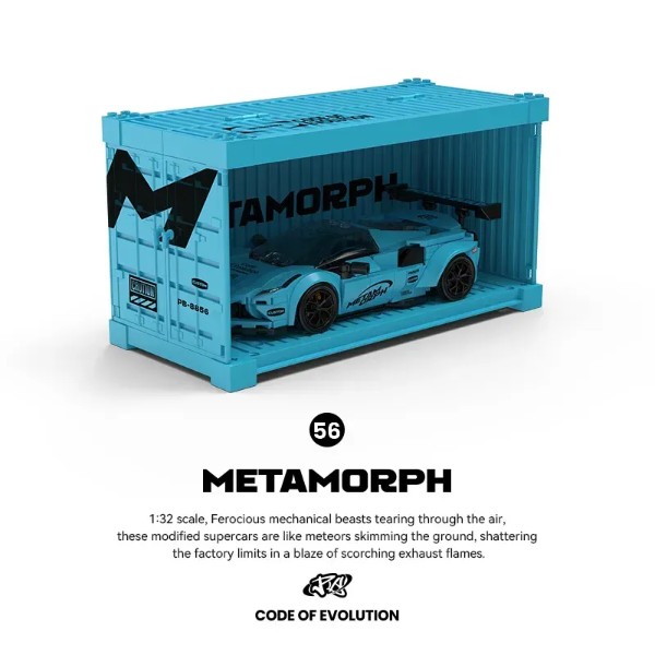 Фото - Коллекционная машинка-конструктор EXPERT TRADE Metamorph F80 1:32 362 шт. (PB8856)