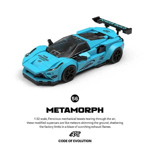 Фото - Коллекционная машинка-конструктор EXPERT TRADE Metamorph F80 1:32 362 шт. (PB8856)