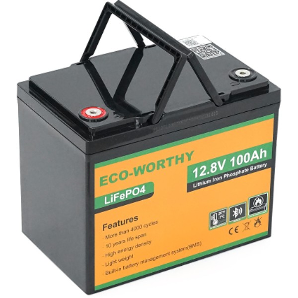 Фото - Аккумулятор для ИБП Eco-Worthy 12.8V 100Ah (Eco-Worthy-12100bt)