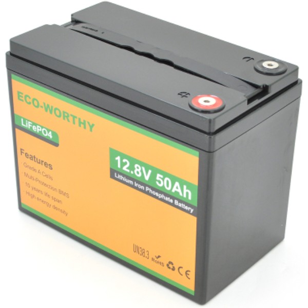 Фото - Аккумулятор для ИБП Eco-Worthy 12.8V 50Ah (Eco-Worthy-1250)