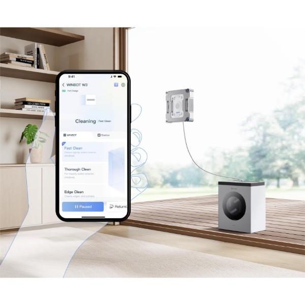 Фото - Пилосос віконний Ecovacs W3 OMNI (WG858-07)