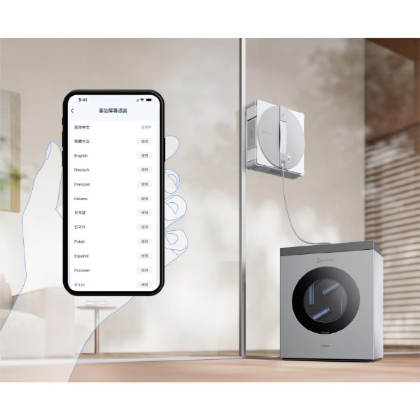 Фото - Пилосос віконний Ecovacs W3 OMNI (WG858-07)