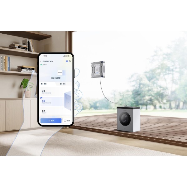 Фото - Пилосос віконний Ecovacs W3 OMNI (WG858-07)